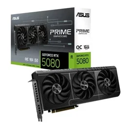 Asus Prime GeForce RTX 5080 OC 16GB GDDR7 Tarjeta Gráfica, NVIDIA PCIe 5.0, 2685 MHz Boost